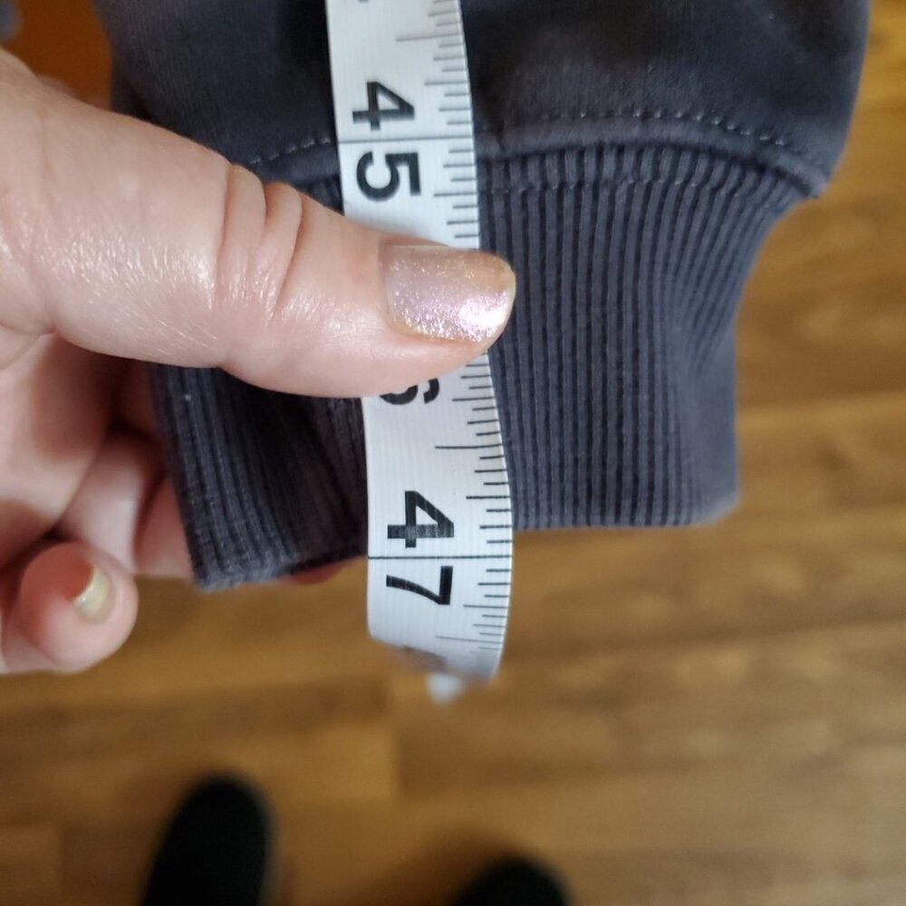 Fabletics Hooded One Piece Pajama Sleeper/Jogger Gray Plaid Size Sm Activewear - Picture 12 of 16